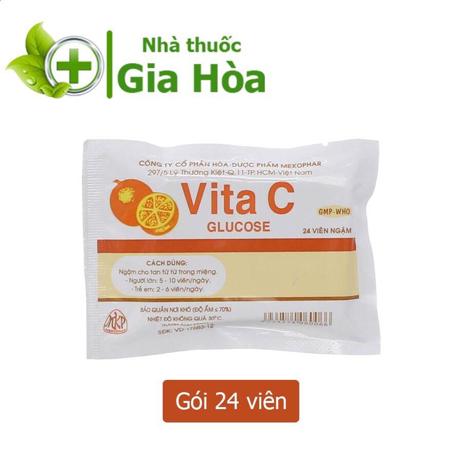 Viên Ngậm Vitamin C Tăng Sức Đề Kháng Cho Bé