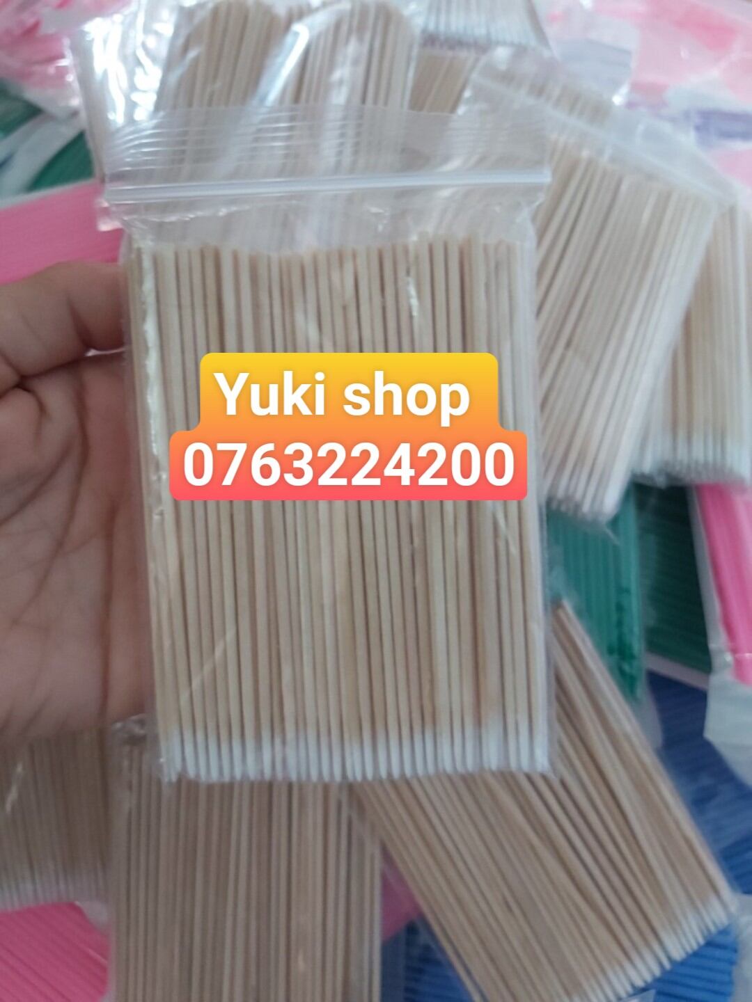 Tăm bông tre đầu nhọn 7cm - 10cm
