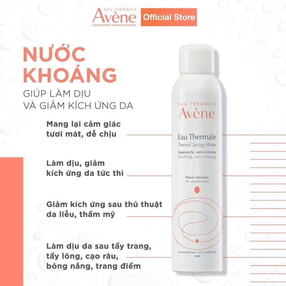 [Hàng Xtay] Xịt khoáng Avene 300ml Pháp
