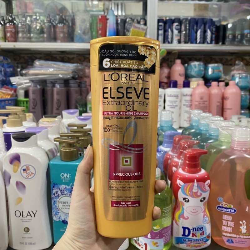 (DATE 11/23) Dầu gội dưỡng tóc L'Oréal Elseve tinh dầu hoa 330ml