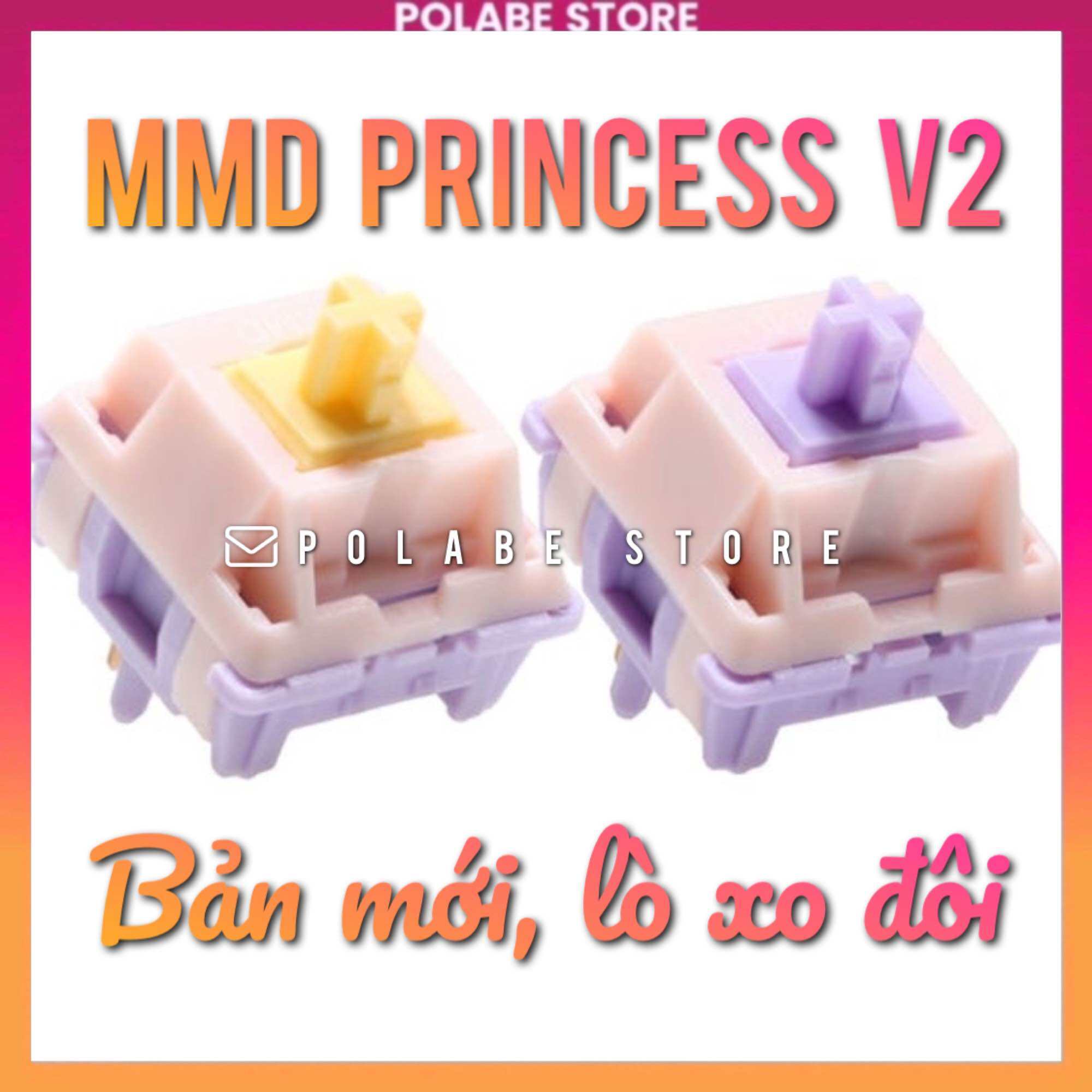 Công tắc MMD Princess tactile switch bàn phím cơ MMD Spirit linear switch - Polabe Store