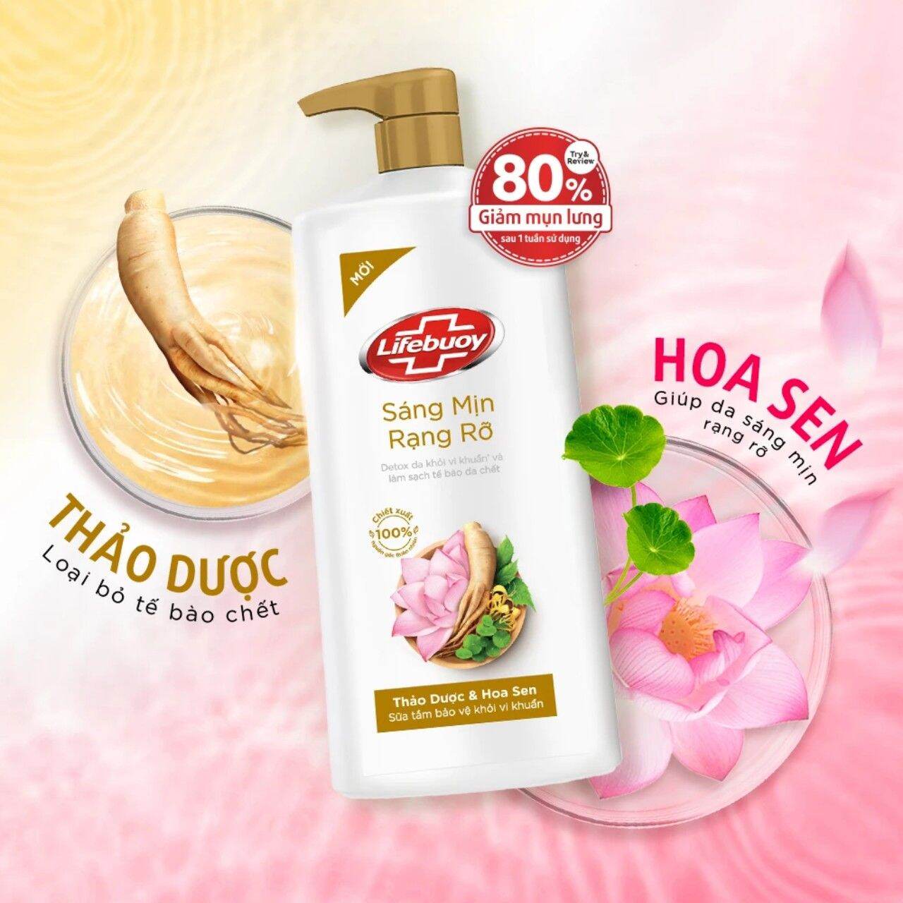 Sữa tắm Lifebuoy Detox  800g