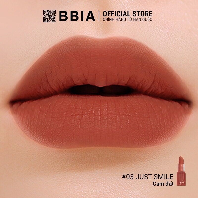 Son Thỏi Lì Bbia Last Powder Lipstick (6 màu) 3.5g