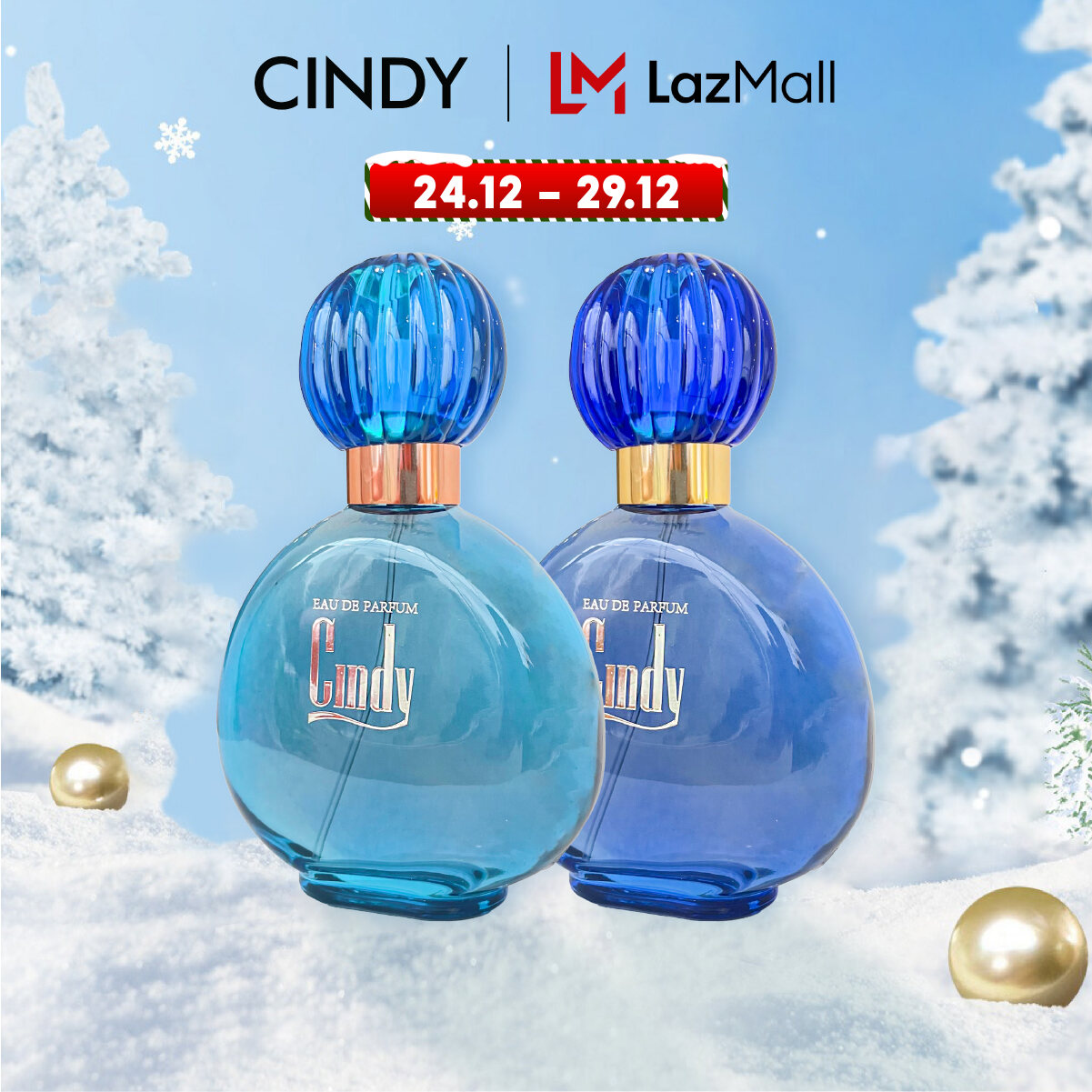  Nước hoa nữ Cindy Aqua 90ml 