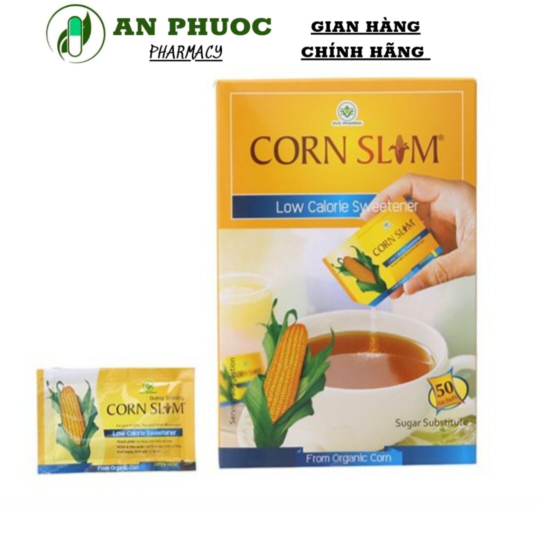 ĐƯỜNG BẮP CORN SLIM HỘP 50 GÓI