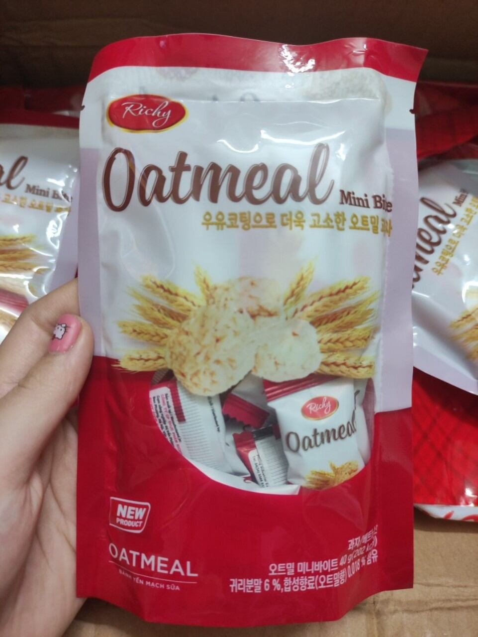 Bánh yến mạch Richy Oatmeal Mini Bite 40g