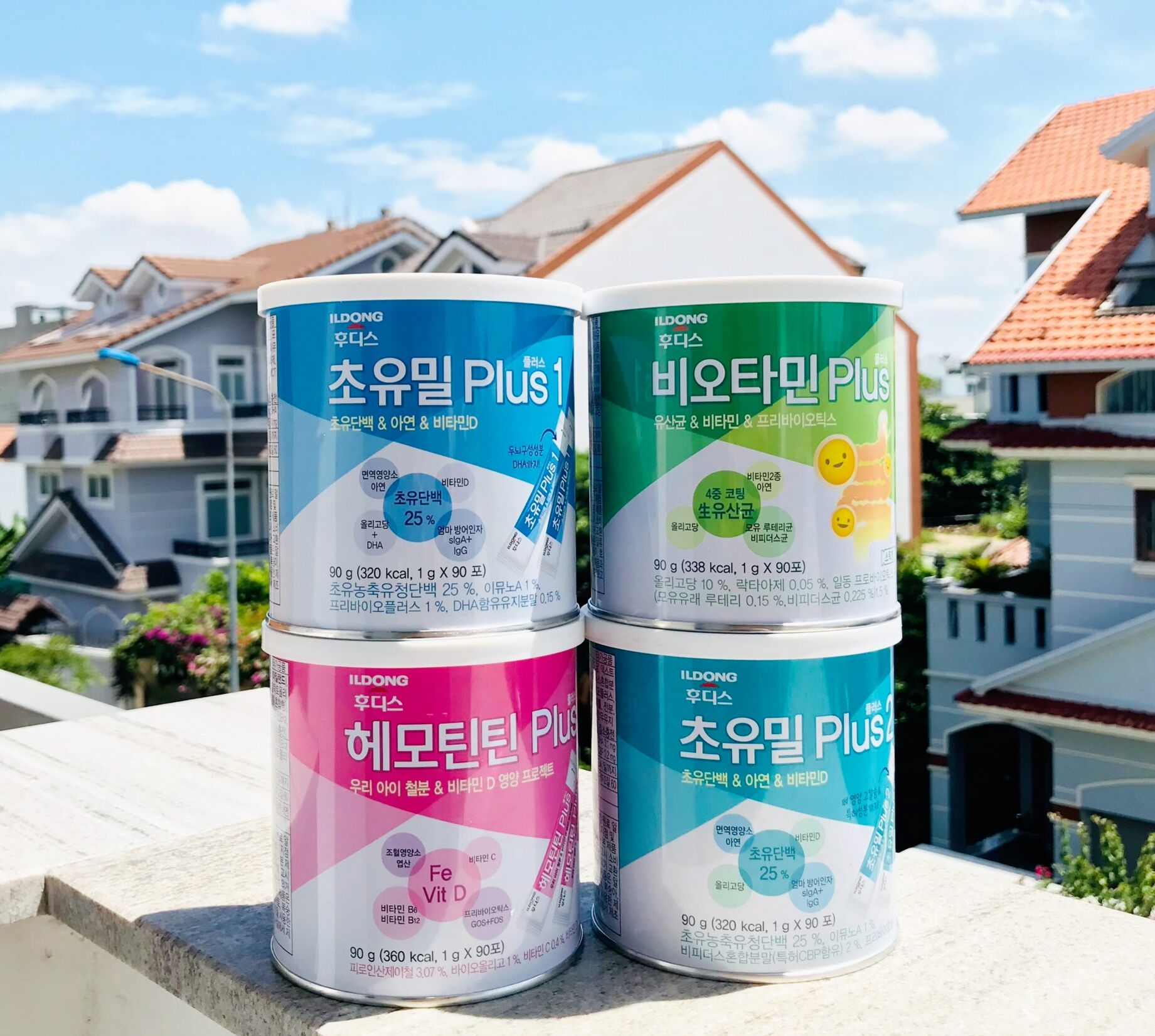 Combo sữa non men sắt Ildong 90g