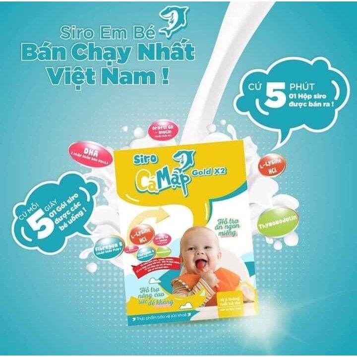 Siro Cá mập ăn ngon cho bé