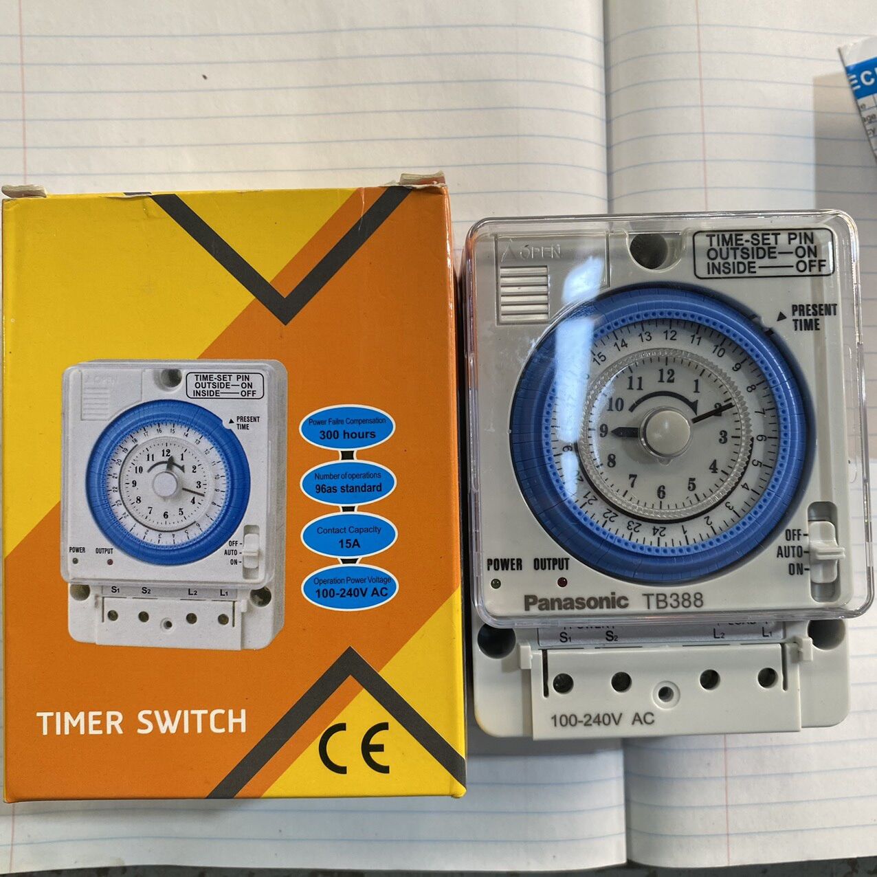 Công tắc hẹn giờ Timer Switch TB388 - 220VAC
