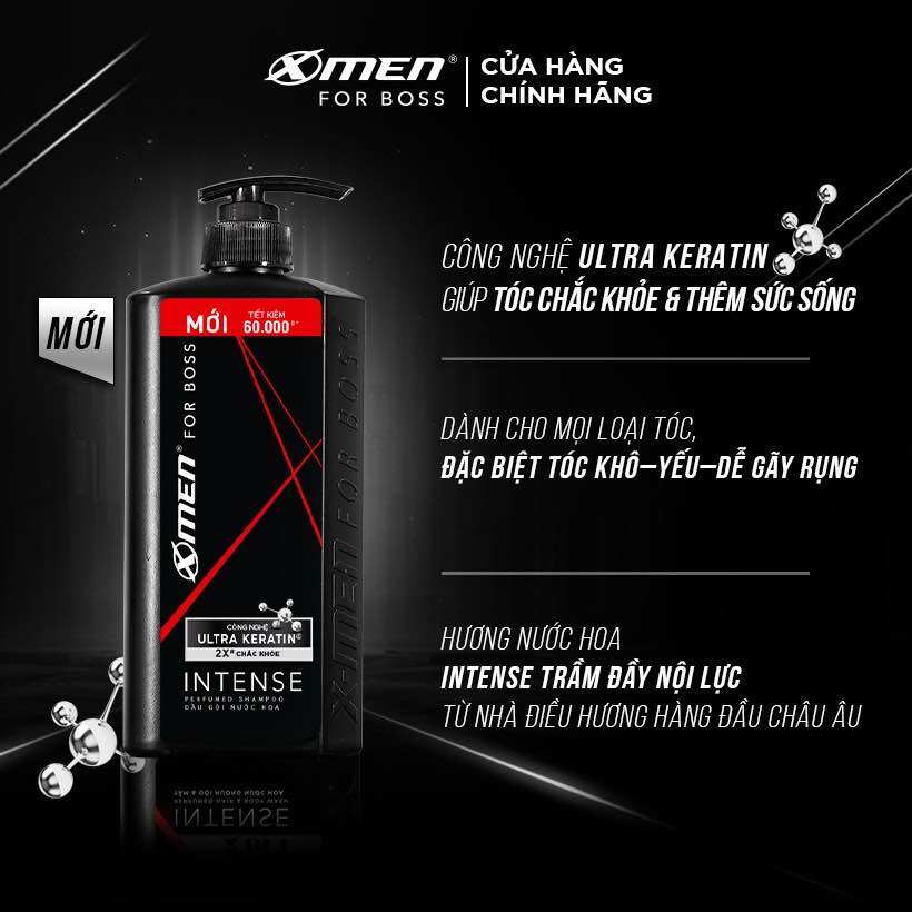 Dầu gội xmen for boss 850g