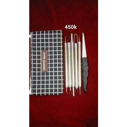 dao khắc dưa hấu nghệ thuật,bộ tỉa thú( móc inox)