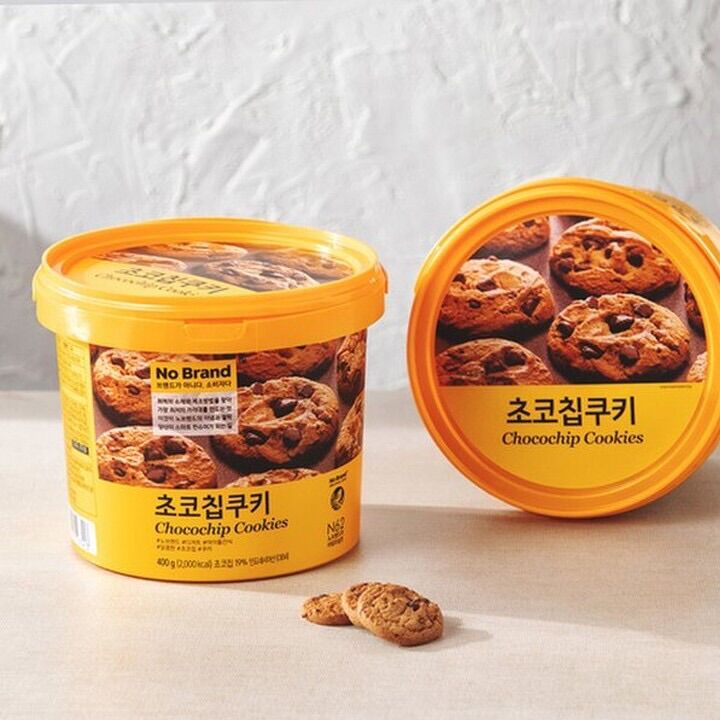 Bánh quy xô chocochip no brand hàn quốc 400g -