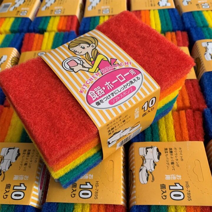 Non-Damaging Pot Scrubber Cleaning Cloth 10 Pack Kitchen Home Cleaning Tools Dishwashing Cloth Pot Brush Cotton Steel Wool Giá 166,000 Đồng*Miễn phí vận chuyển