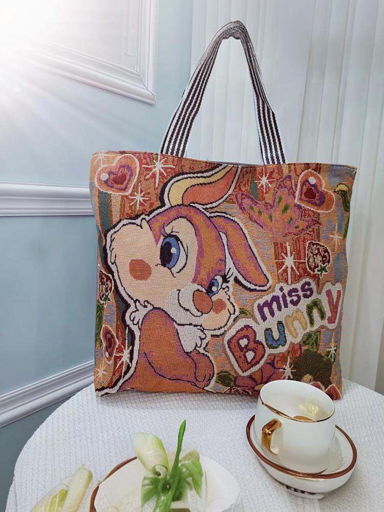 Túi Vải Canvas Mới 2024 Túi Xách Vải Lanh Thời Trang Cho Nữ Túi Mua Sắm Túi Xách Túi Vải Dễ Thương Túi Vải Lanh Túi Xách Túi Vải