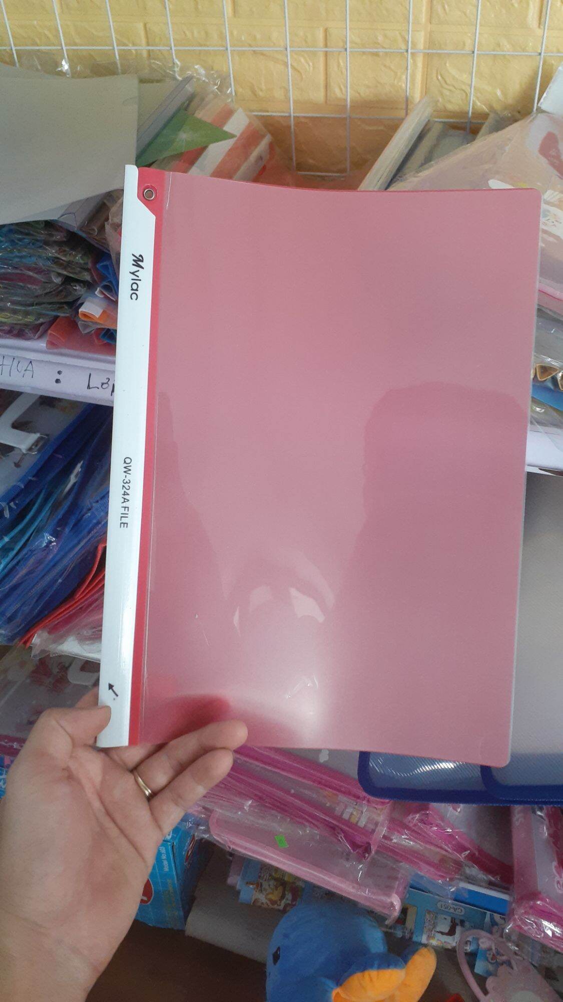 File rút gáy xoay A4