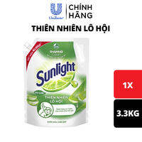 Nước rửa chén Sunlight Bio-care với thành phần từ 100% tự nhiên Túi 3.3kg