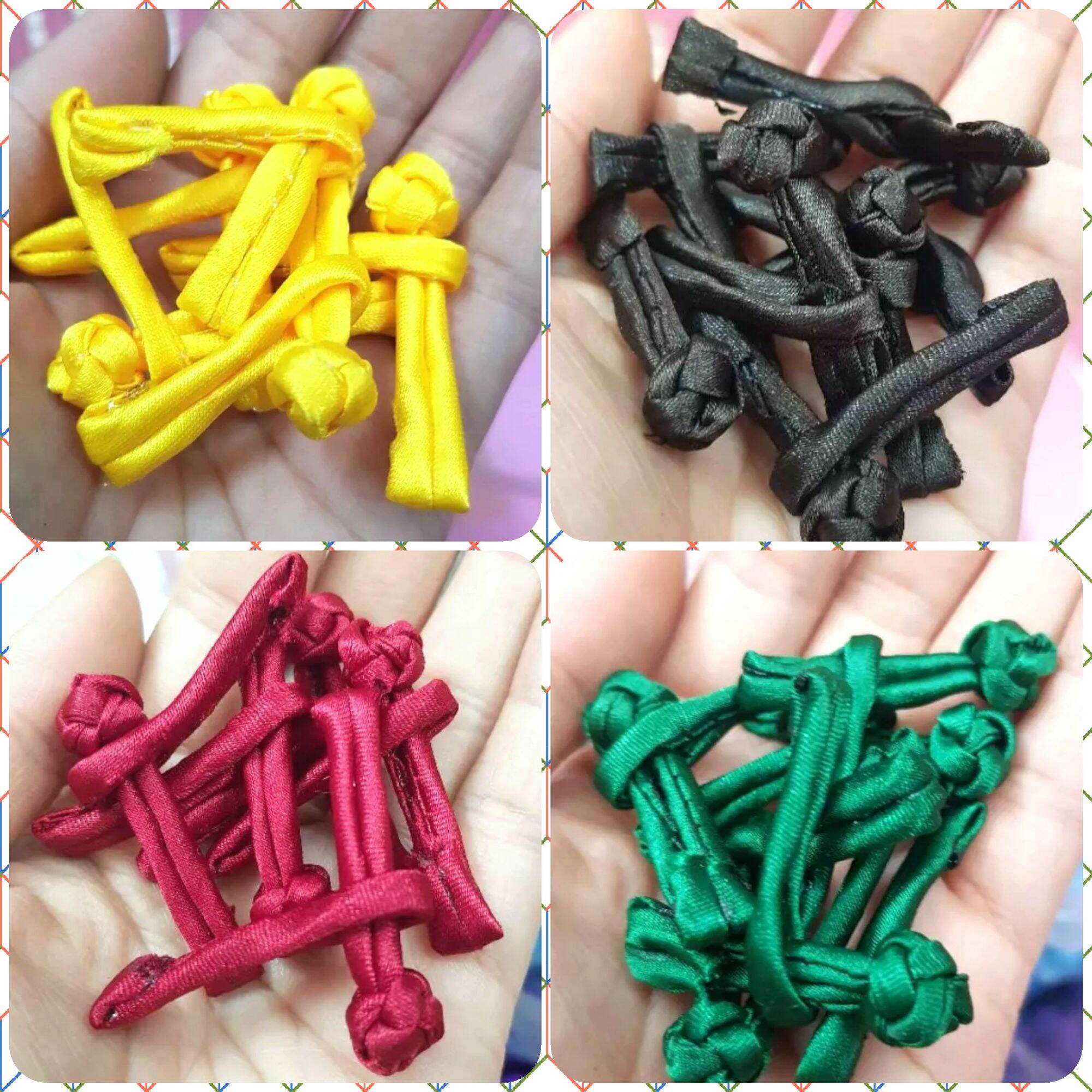 (1 bịch/12 nút)nút Cúc vải tàu thanh ngang nút tàu