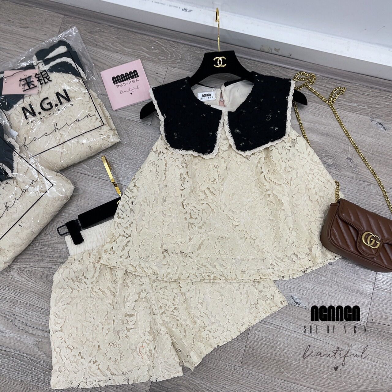 SÉT BỘ ĐÙI REN SẴN HÀNG TL43