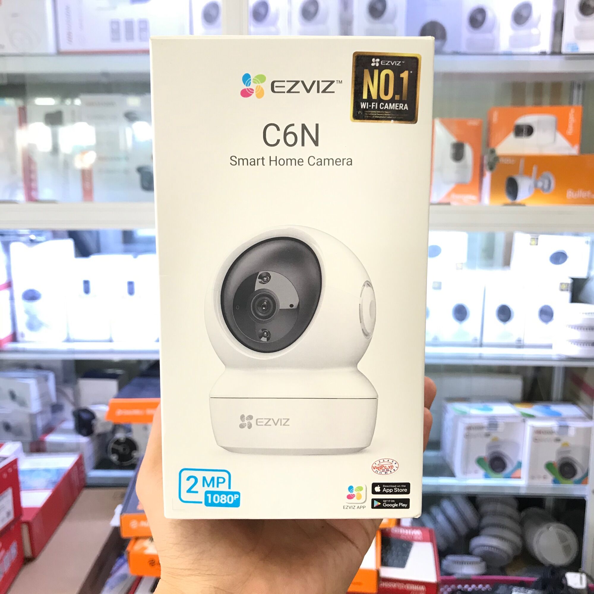 Camera wifi ezviz c6n 2mpx - fullhd 1080p quay quét, đàm thoại 2 chiều , cảnh báo ngày đêm, có 4 mã quý khách vui lòng chọn đúng mã mình mong muốn