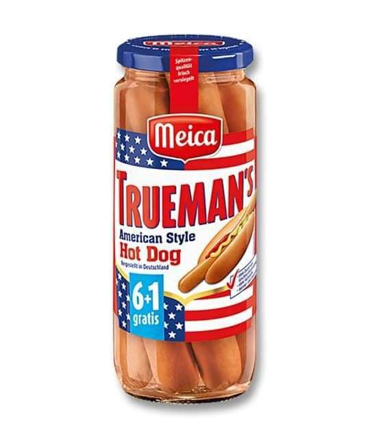 Xúc xích  ĐứcTrueman’s Hot Dog hiệu Meica hộp 540gr (6+1 gratis)