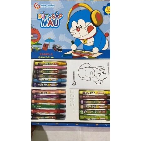 Bút sáp màu ánh dương s24ad-2