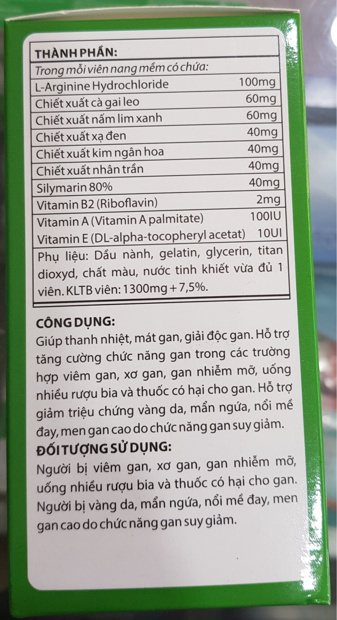 GIẢI ĐỘC GAN CÀ GAI LEO NẤM LIM XANH
