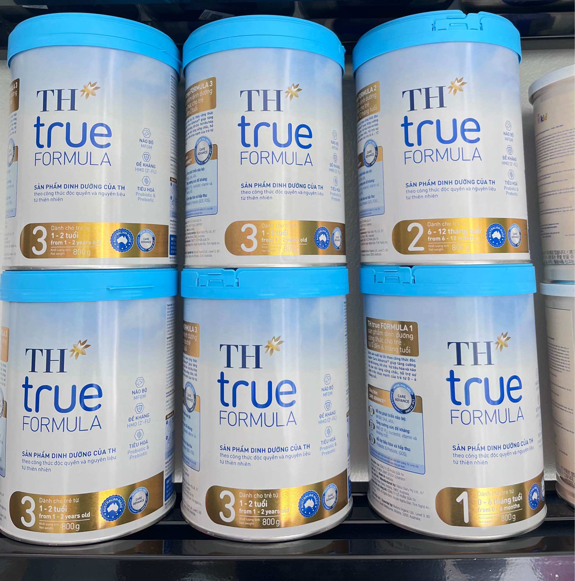 Sữa bột TH Fromula số 1,2,3,4 (800g)