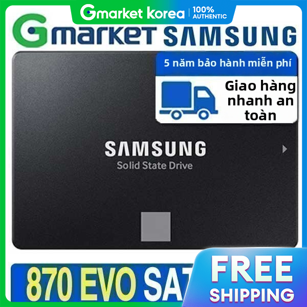 Samsung | Samsung Electronics Samsung 870 Evo Sata3 Ssd 2Tb Mz-77E2T0Bw Giá 33,852,000 Đồng*Miễn phí vận chuyển