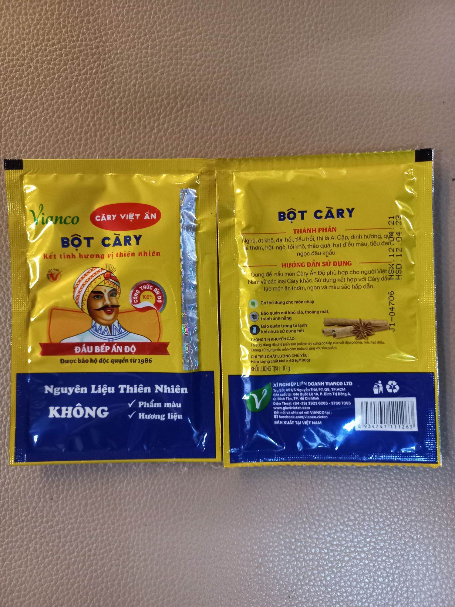 Bột cari việt ấn 10g
