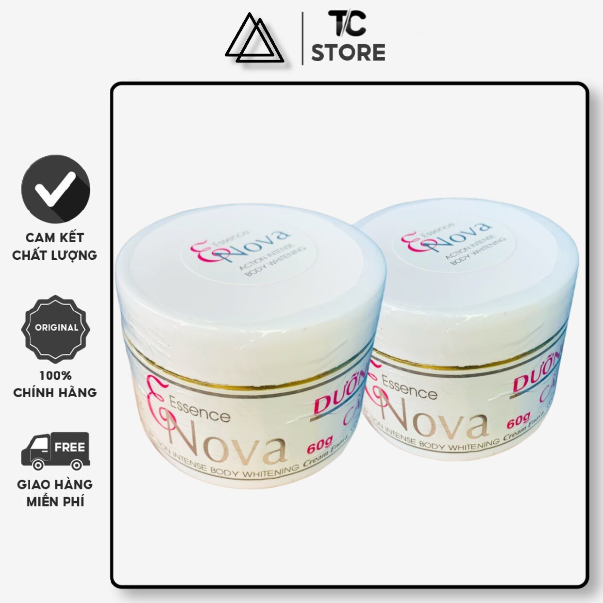 Lẻ hộp 60gram kem ENOVA dưỡng trắng cấp tốc
