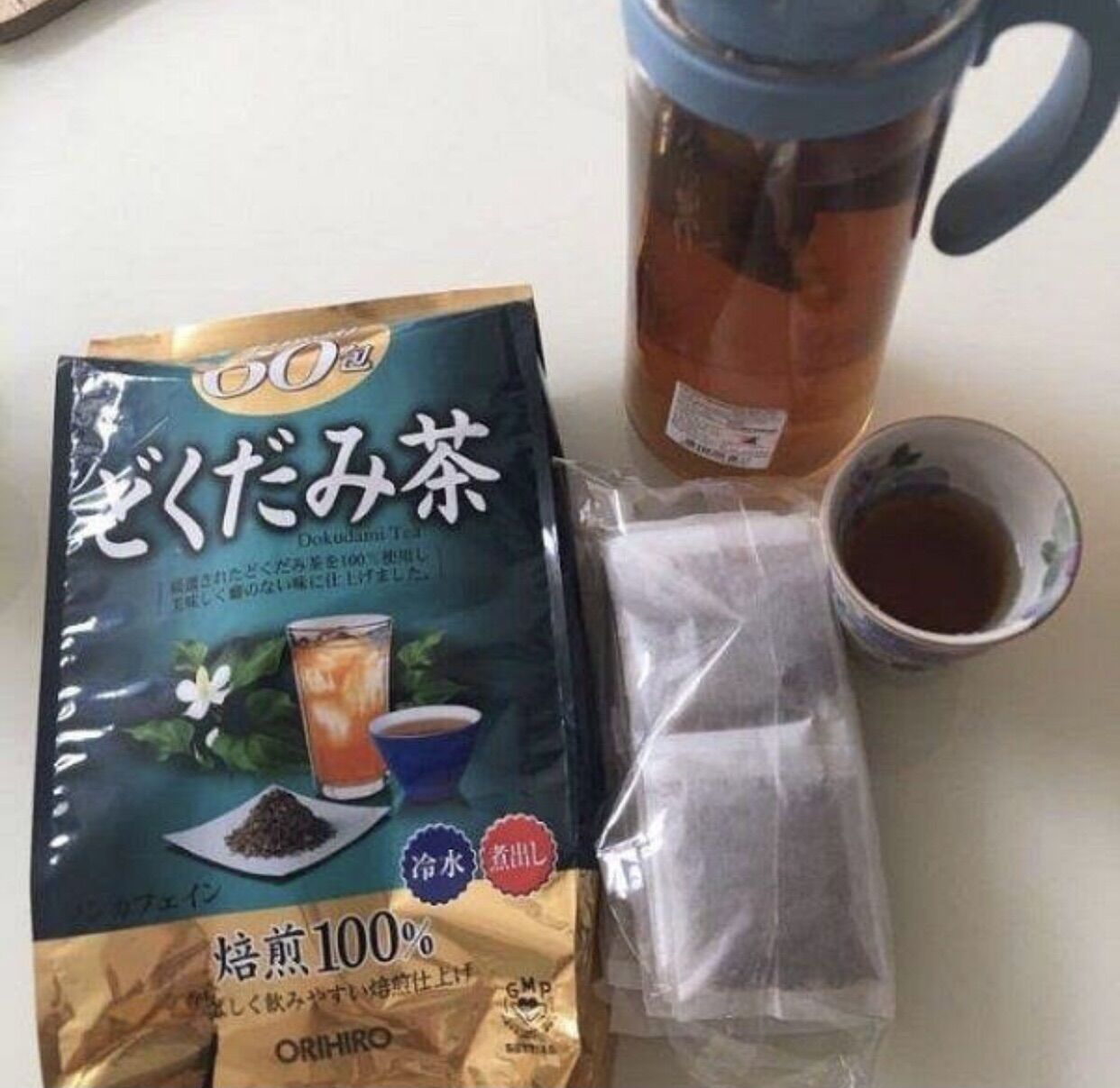 Trà thải độc diếp cá DOKUDAMI ORHIRO - Nhật Bản, 60gói