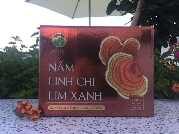 Nấm linh chi lim xanh thái lát 250gr