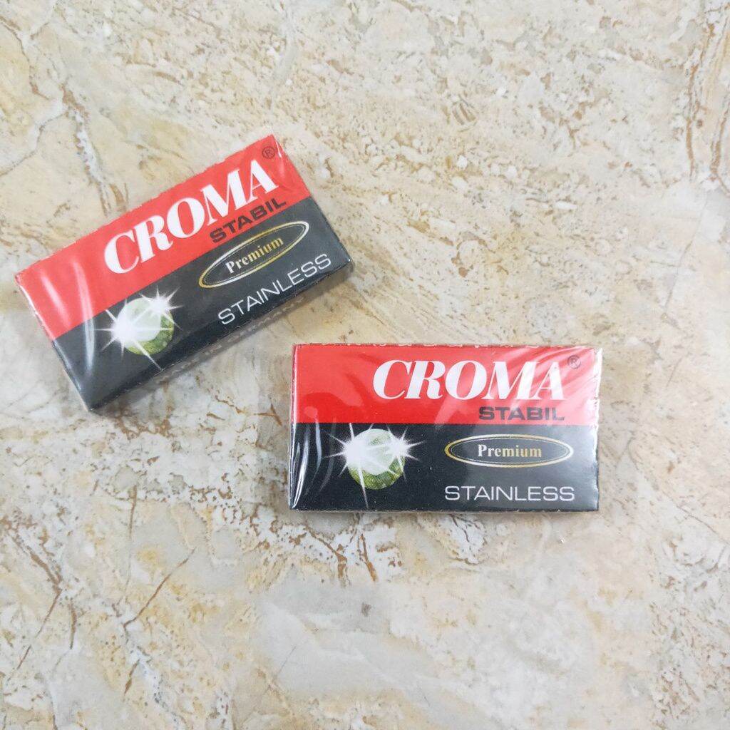 Dao Tem Croma 1 Hộp (10 Lưỡi) Hàng Chuẩn Công Ty