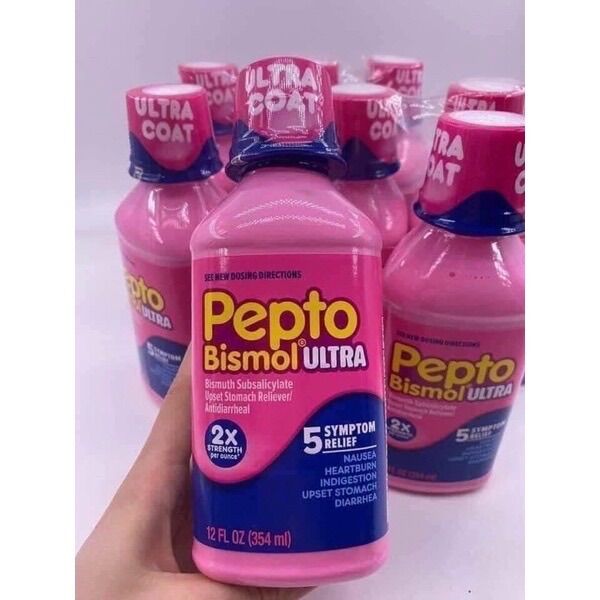 Hỗ trợ tiêu hoá dạ dày pepto bismol ultra