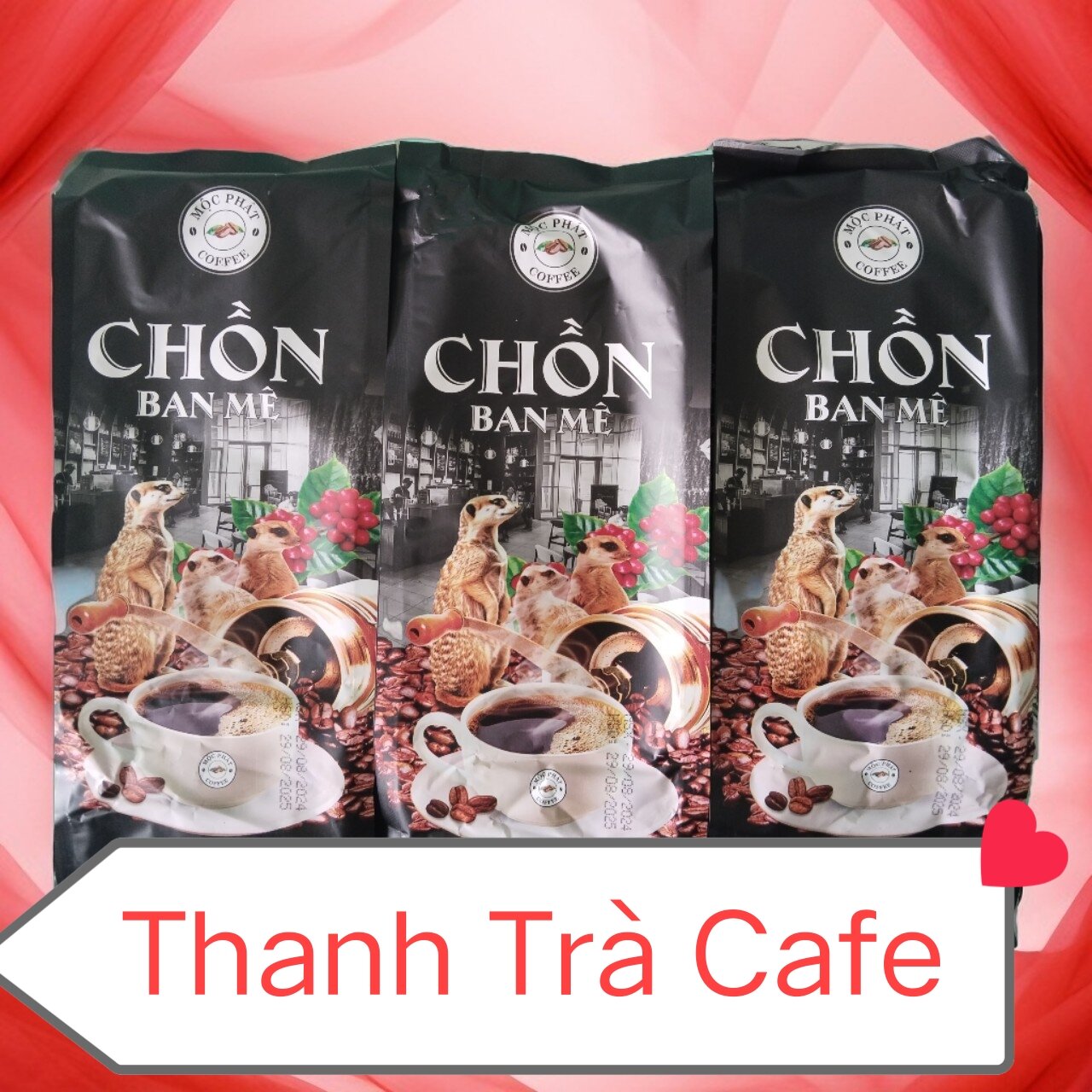 Combo 3 gói cafe Chồn BAN MÊ, THƠM, BÉO, SÁNH, ĐẬM.