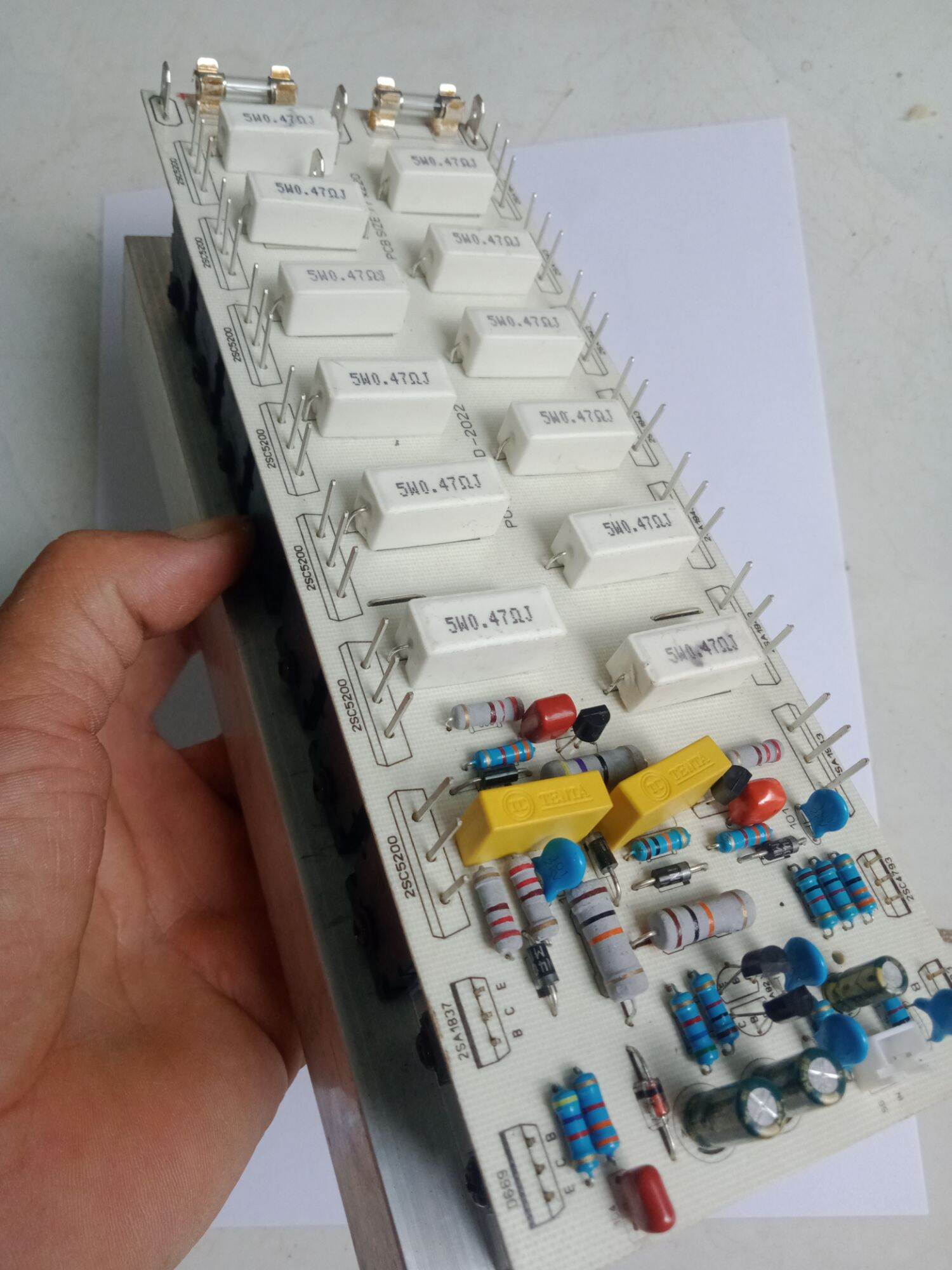 mạch công suất 12 sò 1 kênh