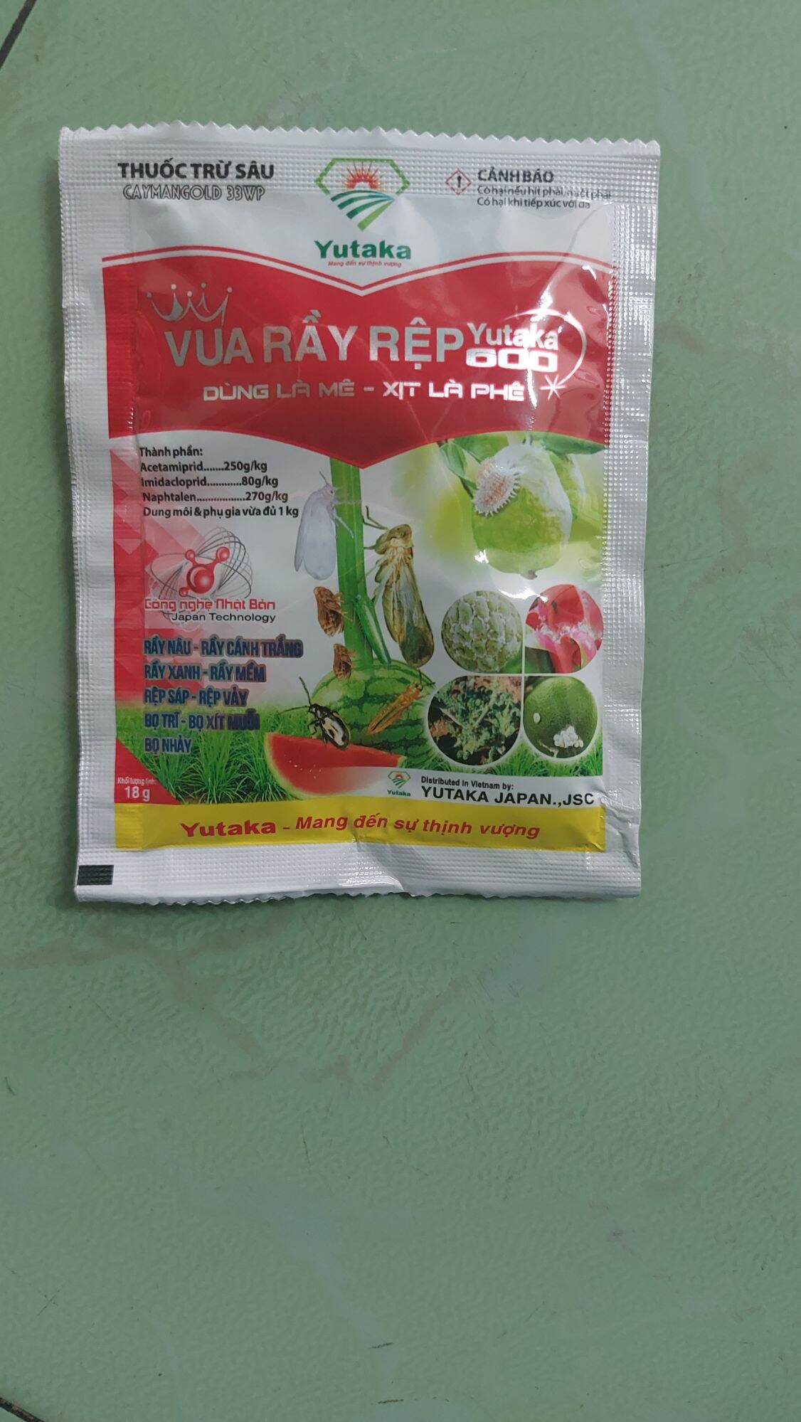 Thuốc trừ sâu vua rầy rệp 18g