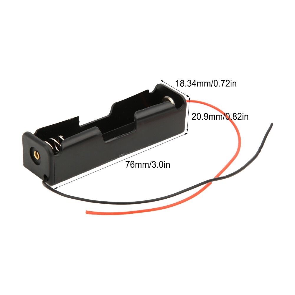 [HCM]Hộp đựng pin 18650 + 2 dây dẫn siêu bền