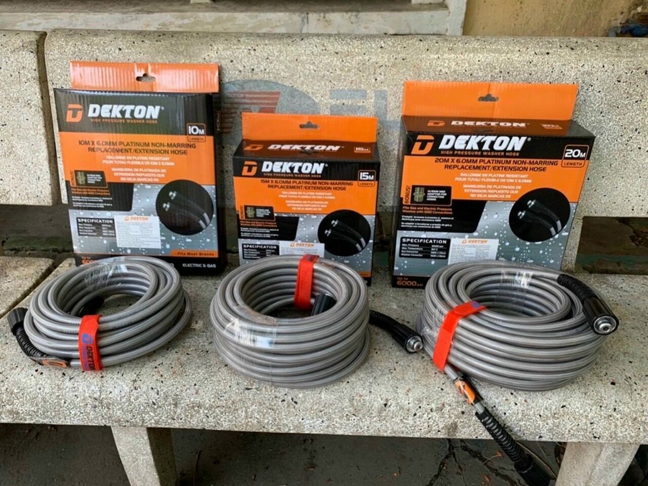 Dây xịt rửa xe cao cấp dekton chính hãng 10m .