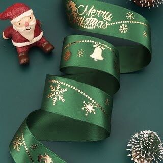 Cuộn dây ruy băng trang trí Giáng Sinh Noel