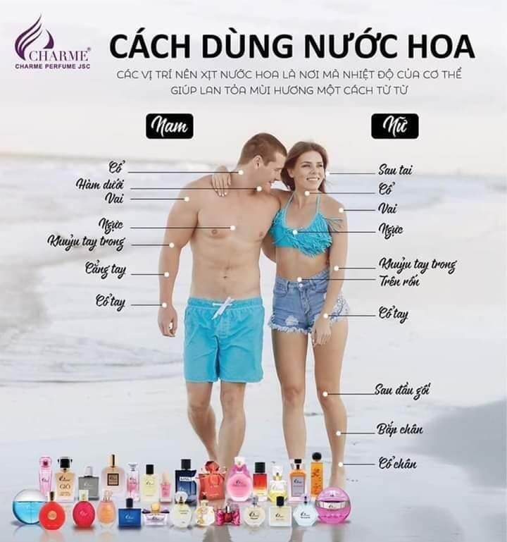 [HCM]Nước hoa nữ Char.me adore 100ml