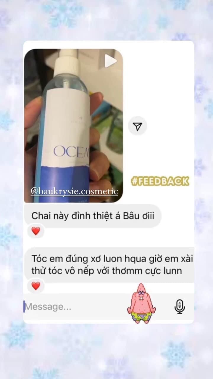 OCEAN HAIR MIST - XỊT DƯỠNG MƯỢT TÓC