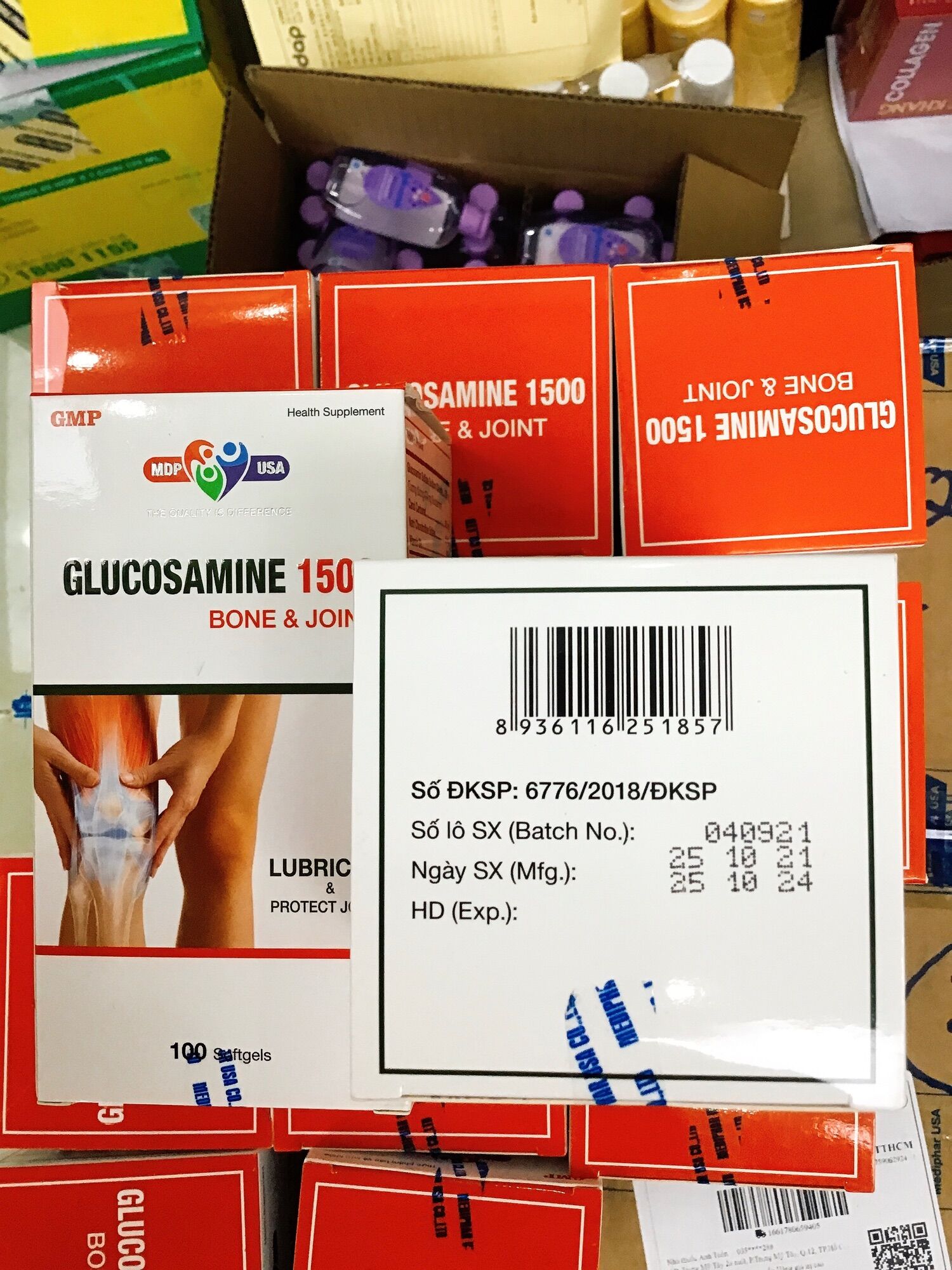 [chính hãng] GLUCOSAMINE 1500 mediphar USA
