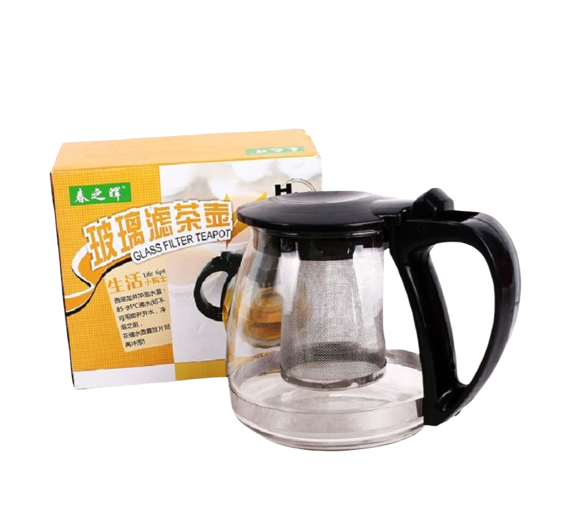 Ấm pha trà thủy tinh có lưới lọc