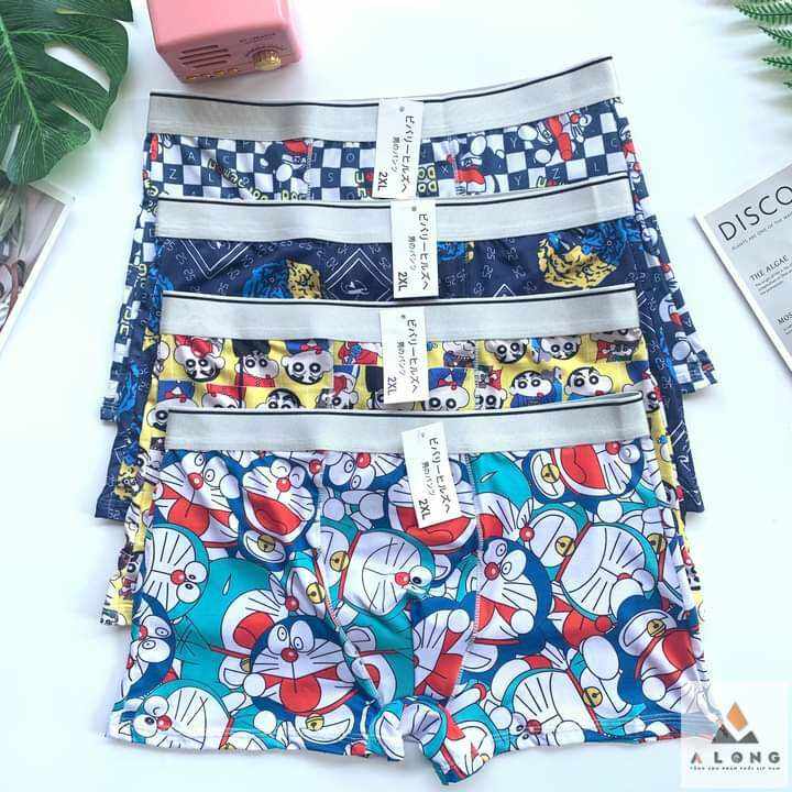 Quần lót, quần sịp nam thun lạnh hình doremon cute ngộ nghĩnh