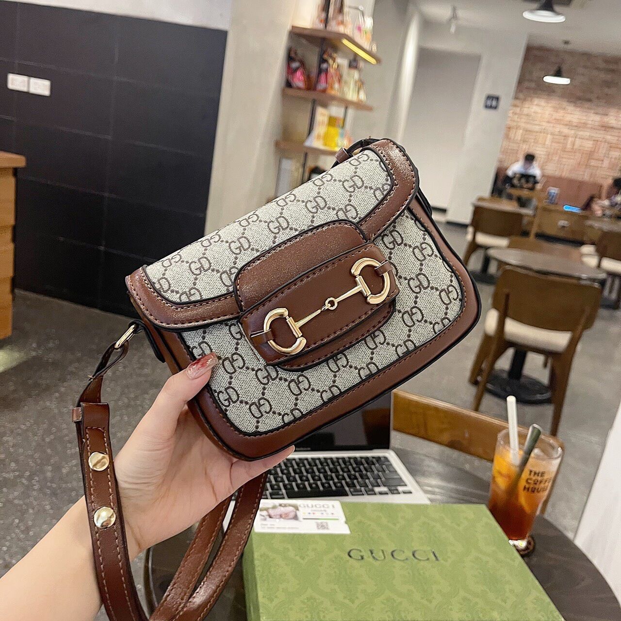 Túi xách nữ Đeo chéo hồ hà size 19cm