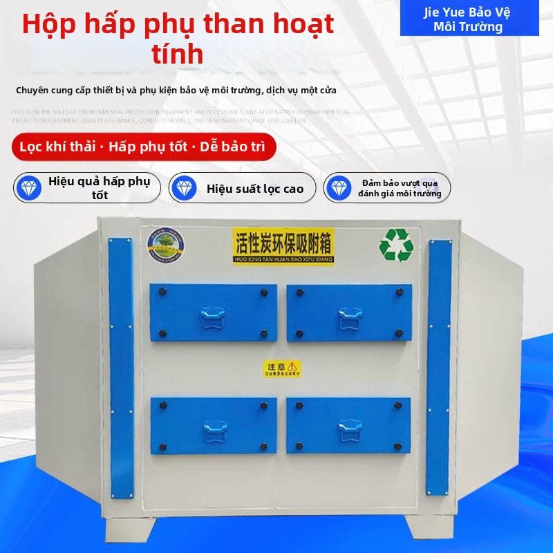 Industrial Exhaust Air Purification Paint Mist Filtering Activated Carbon Adsorption Environmental Box Giá 14,612,000 Đồng*Miễn phí vận chuyển