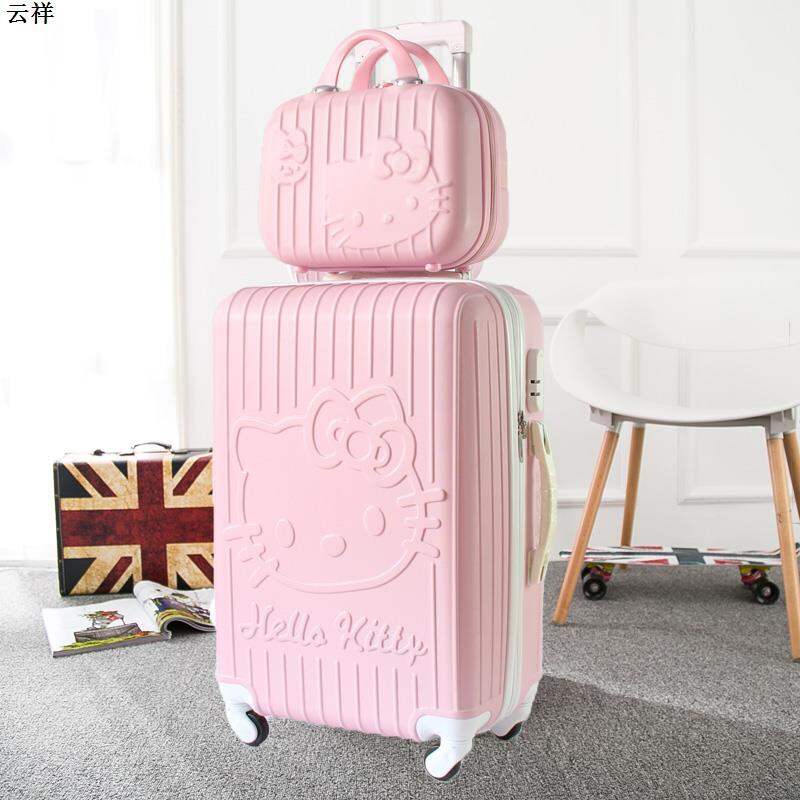 Va li kéo học sinh dễ thương va li hoạt hình bánh xe đa năng va li 24 nữ phong cách nhật bản va li vali du lịch lên máy bay 20 inch