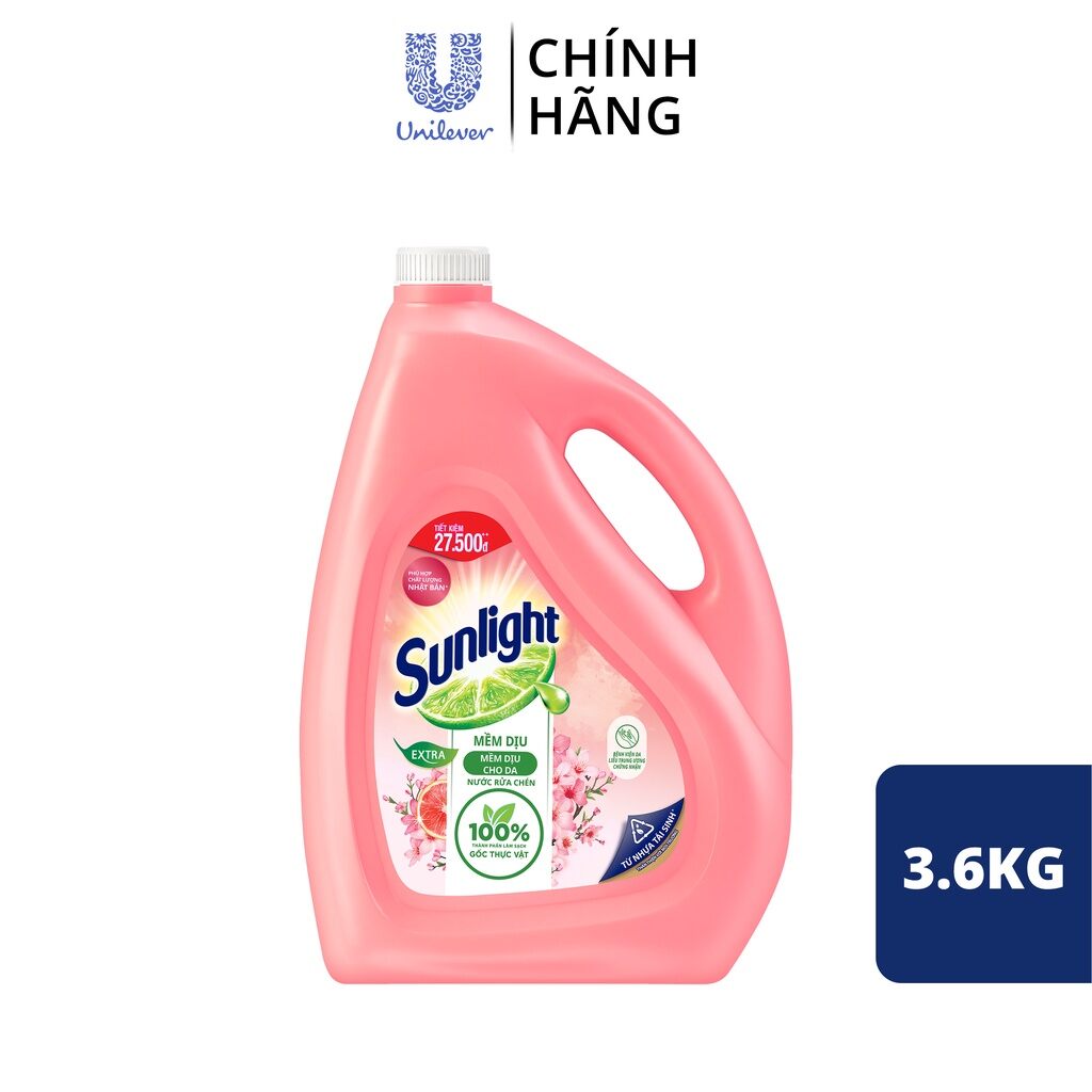 Nước lau sàn sunlight thảo mộc 3.6kg