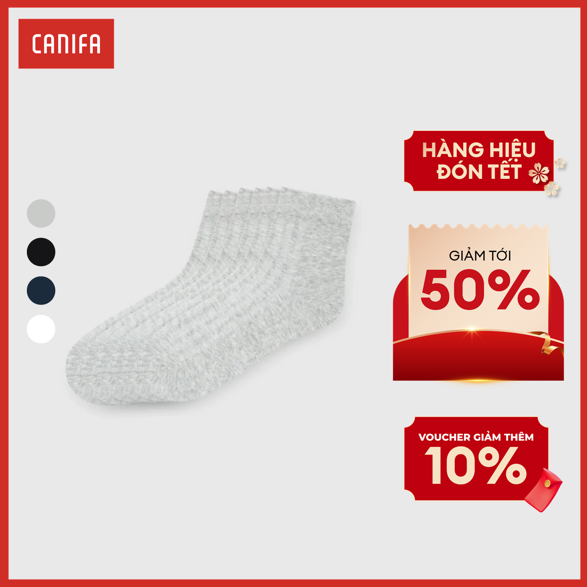Pack 3 đôi tất nam CANIFA 8AX23A015